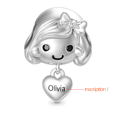 Love Girl Engravable Charm