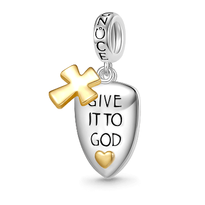 Shield with Cross Pendant