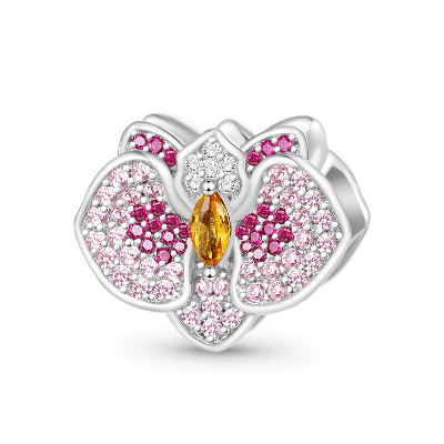 Orchid Flower Charm