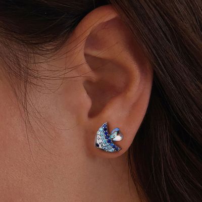 Shinning Fish stud Earrings