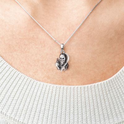 Death Skeleton Necklace