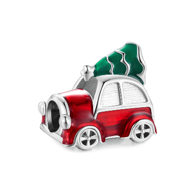 Car & Christmas Tree Charm