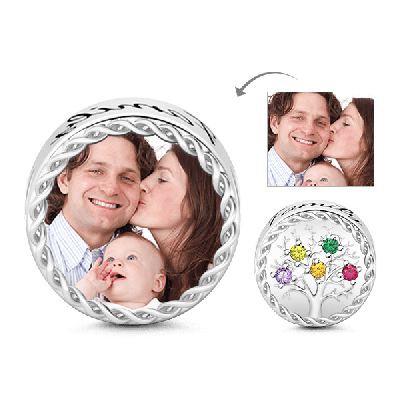 Family Tree Photo Charm