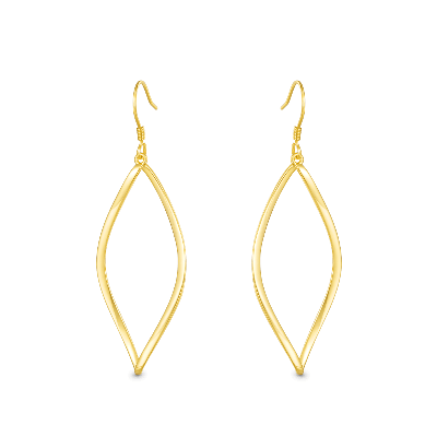 Hollow Twisted Dangle Earrings