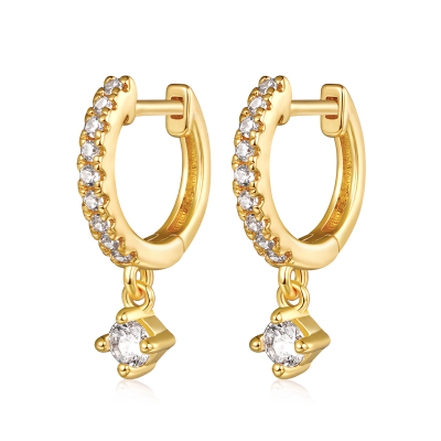 Diamond Dangle Earrings