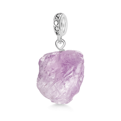 Amethyst Raw Stone Pendant