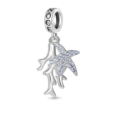 Coral & Starfish Pendant