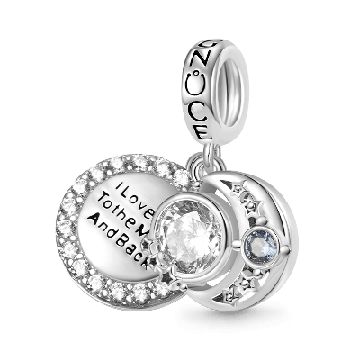 Star Moon Engravable Pendant