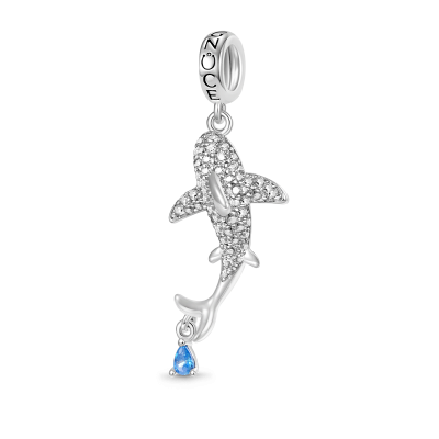 Sparkling Shark Pendant