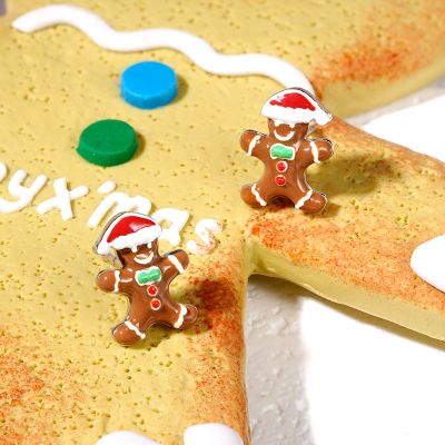 Gingerbread Man Stud Earrings