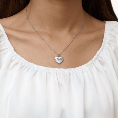 Engravable Heart Necklace