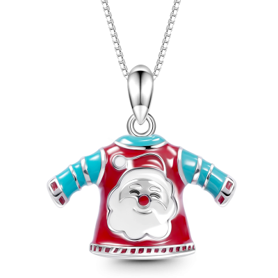 Santa Claus T-shirt Necklace