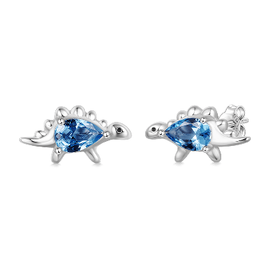 Stegosaurus Stud Earrings