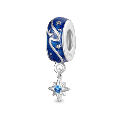 Starry Sky Stopper Charm