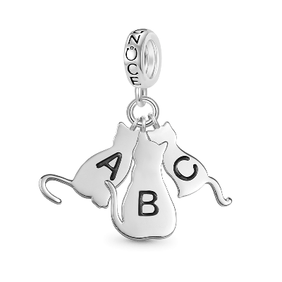Multi-pet Cat Personalized Pendant