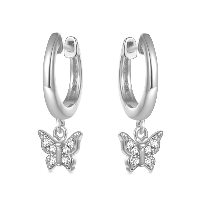 Butterfly Drop Earrings
