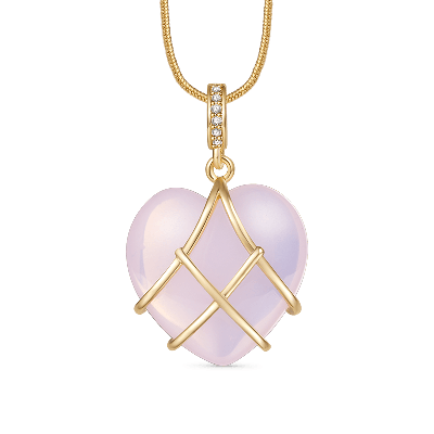 Barbie Pink Heart Necklace