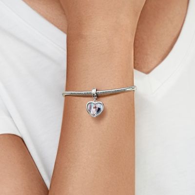Engravable Heart Photo Pendant