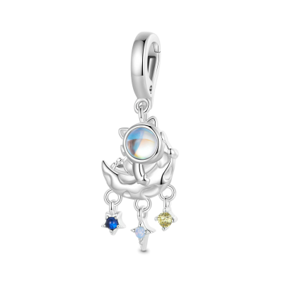 Astronaut Moon Pendant