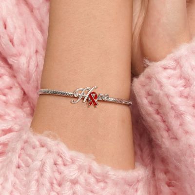 Red Ribbon Hope Charm