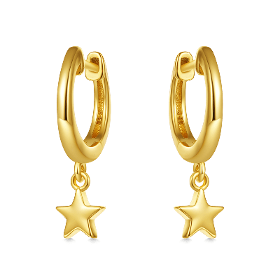 Star Dangling Earrings