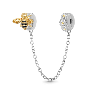 Bee Safety Chain Charm