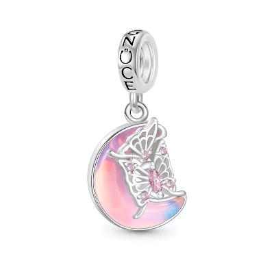 Butterfly on the Moon Pendant