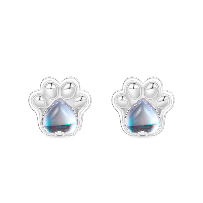 Pet Paw Stud Earrings