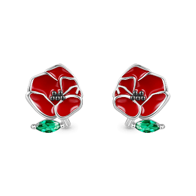 Poppy Stud Earrings