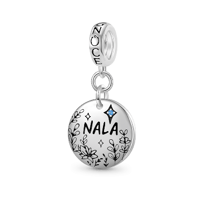 Flowers Disk Pendant