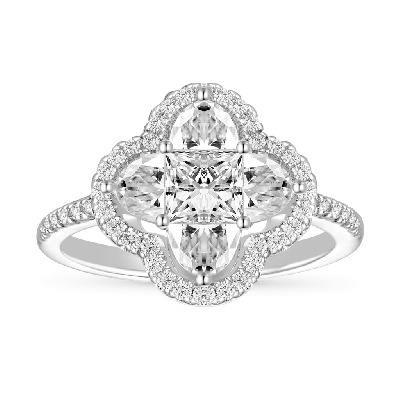 Diamond Cluster Ring