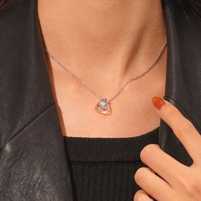 Double Love Engravable Necklace