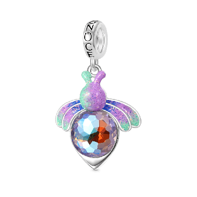 Bee Daisy Colorful Pendant