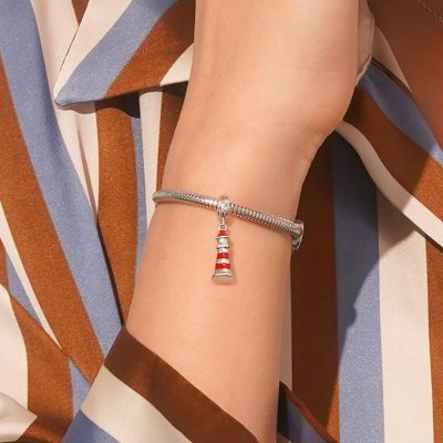 Red Lighthouse Pendant