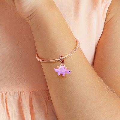 Purple Dinosaur Charm