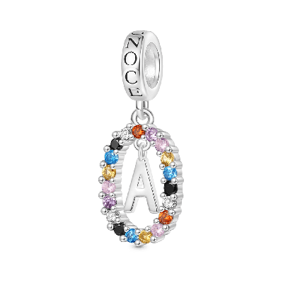 Personalized Initial Letter Color Pendant