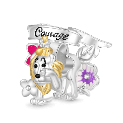 Cowardly Lion Charm