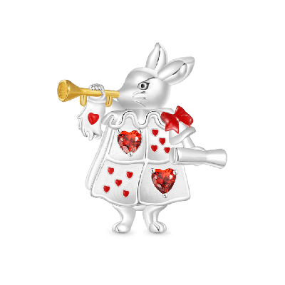 White Rabbit Charm