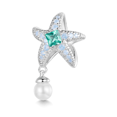 Blue Starfish Charm