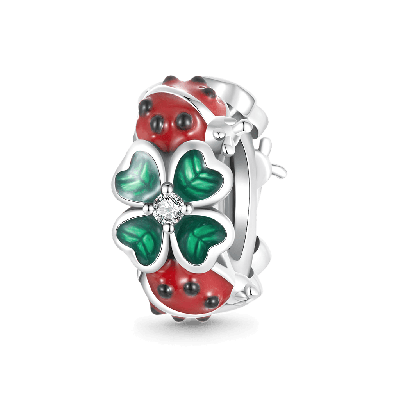 Four Leaf Clover Ladybug Stopper