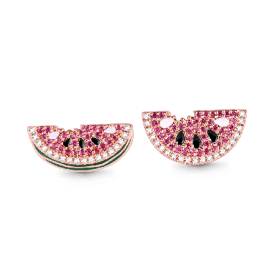 Watermelon Stud Earrings
