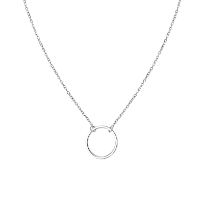 Simple Circle Link Necklace