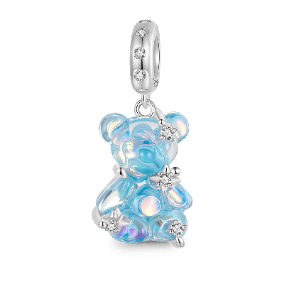 Blue Dream Bear Pendant