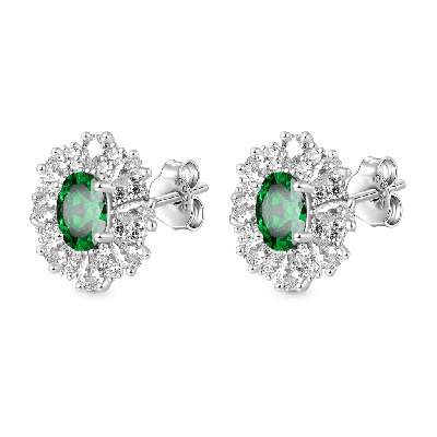 Jadeite Stud Earrings