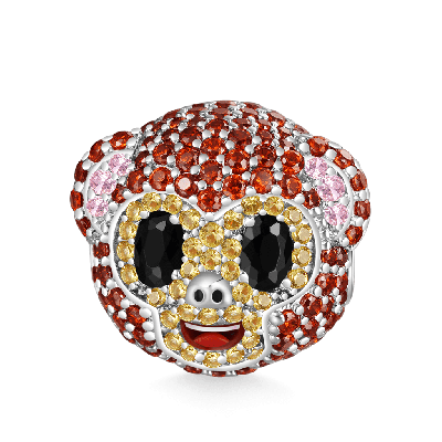 emoji Monkey Face Charm