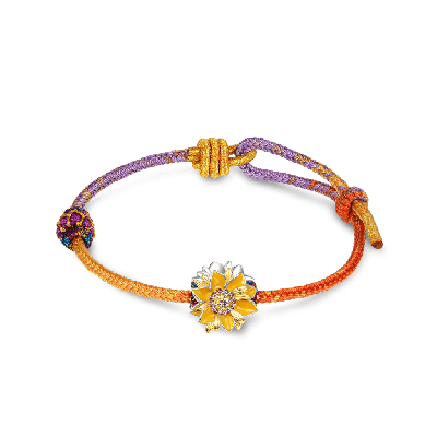 Red Bracelet with Charm