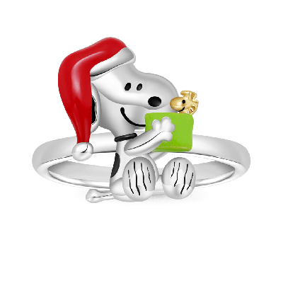 Peanuts Christmas Snoopy Ring
