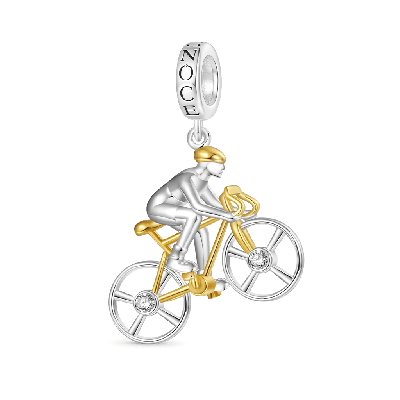 Road Cycling Competition Dangle Charm