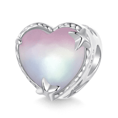 Dream Butterfly Heart Charm