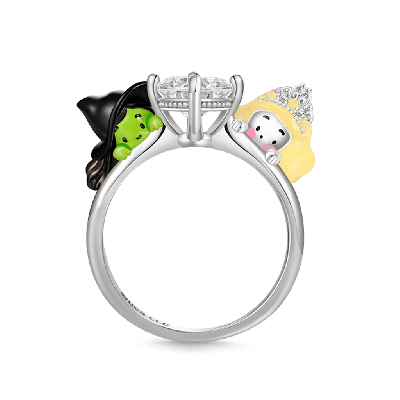 Wicked Elphaba & Glinda Ring